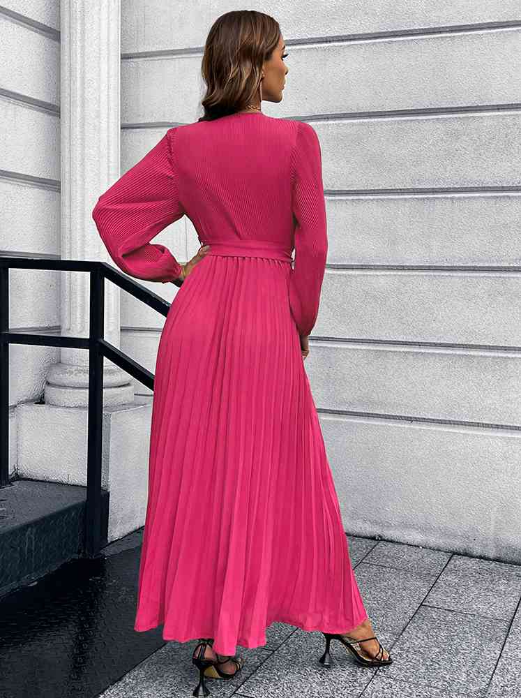 Pleasing Pleated Maxi Dress