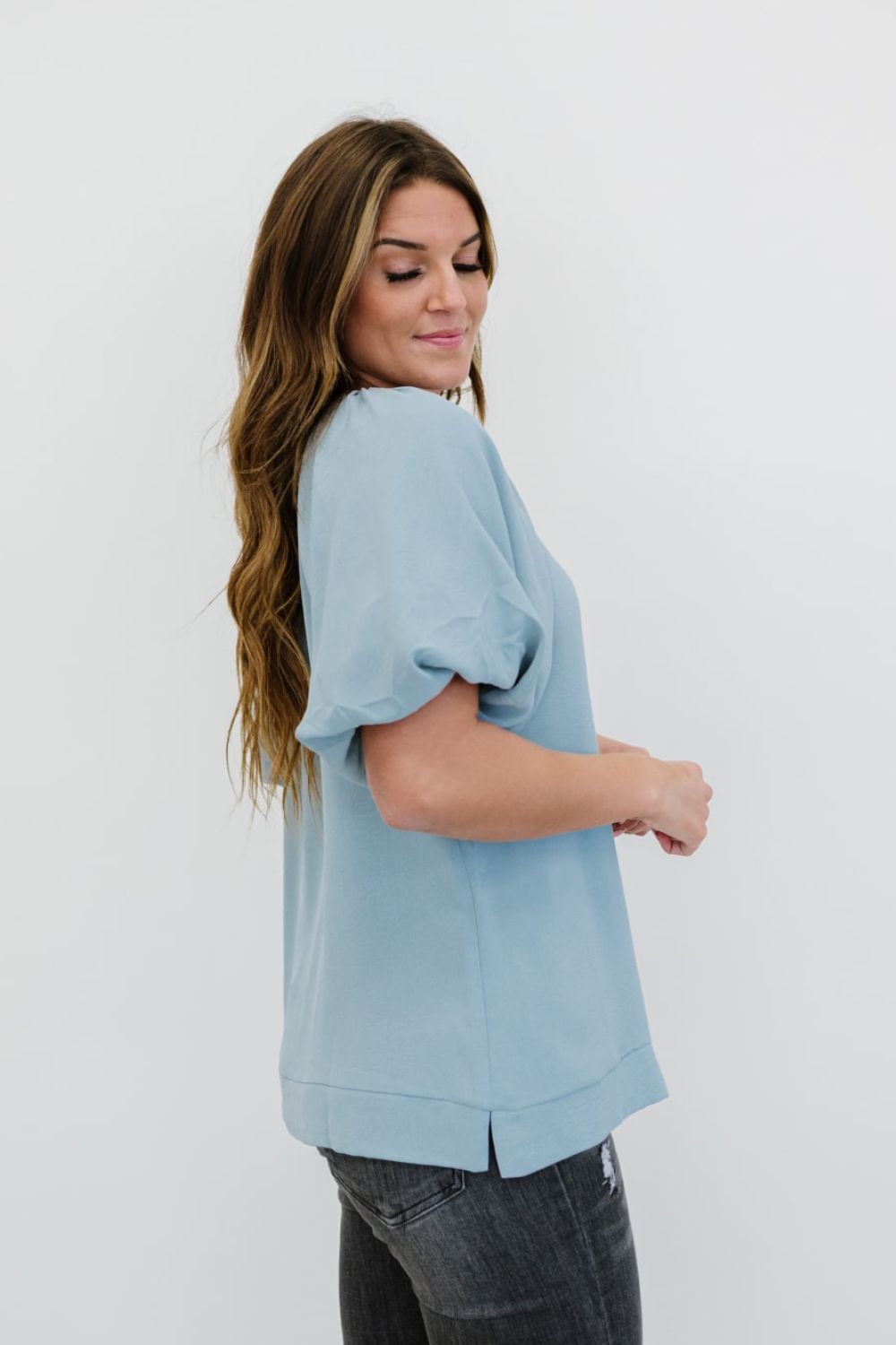 Sweet Bliss Puff Sleeve Blouse