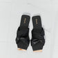 Qupid Ladies' Lunch Square Toe Crisscross Slide