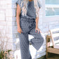 Short Sleeve Top and Pocketed Pants Lounge Set