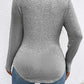 Plus Size V-Neck Long Sleeve T-Shirt