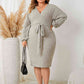 Love Tie Waist Wrap Dress