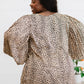 Oakley Printed Pleated Blouse