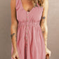 Sleeveless Button Down Mini Magic Dress